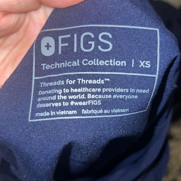 ✨2X HP✨Figs Zamora Maternity Jogger Scrub Navy Sz XS Pants✨ - Picture 10 of 10